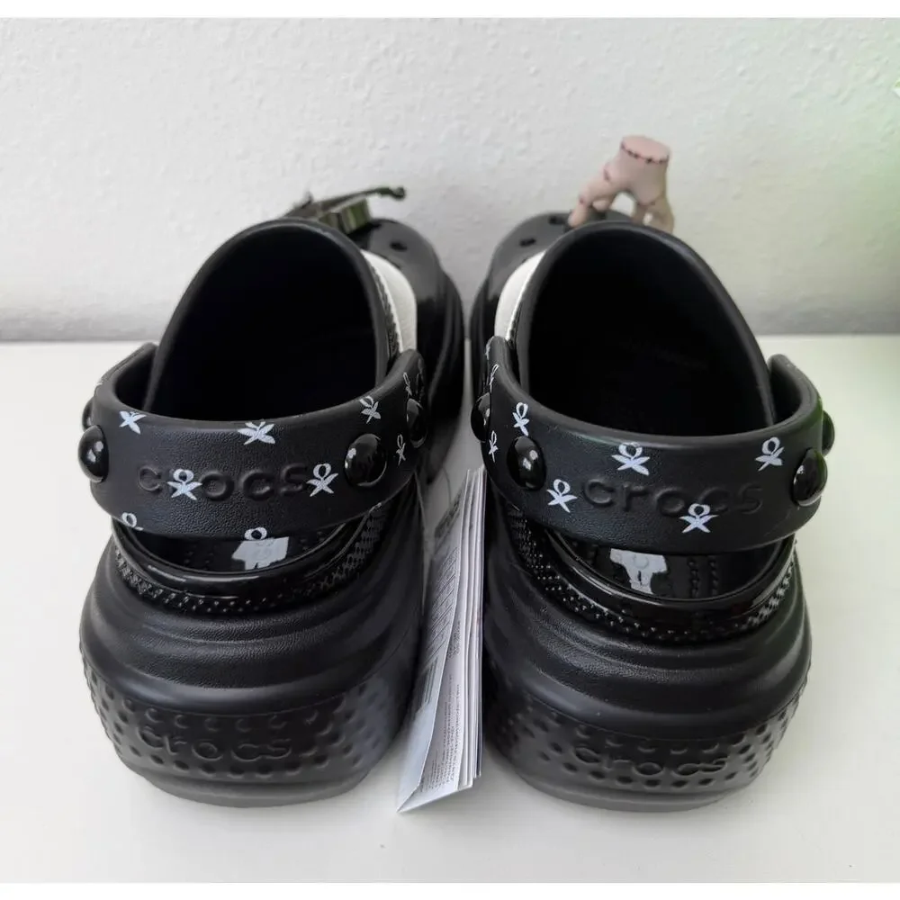 NWT Crocs x Wednesday Stomp Clog Black Womens 7
